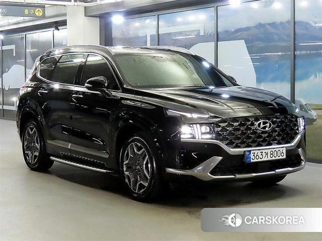Hyundai The New Santa Fe 2023 Черный из Кореи