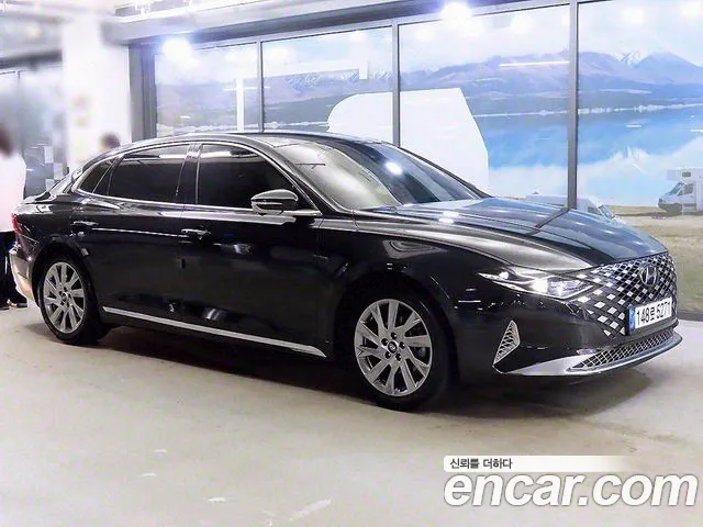 Hyundai The New Grandeur IG Hybrid 2020 Черный из Кореи