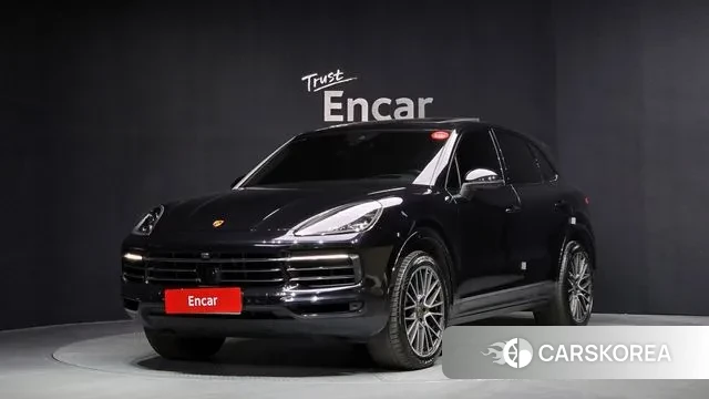 Porsche Cayenne (PO536) 2020 Черный из Кореи