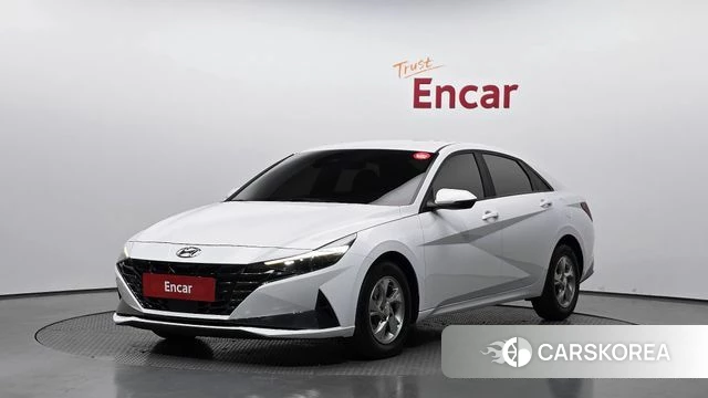 Hyundai Avante (CN7) 2022 Белый из Кореи