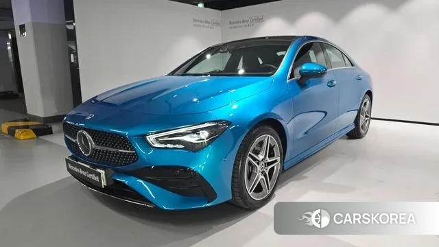 Mercedes-Benz CLA-Class C118 2024 Синий из Кореи