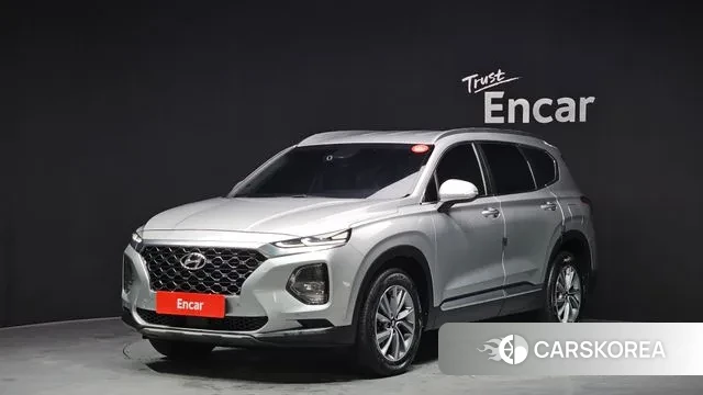 Hyundai Santa Fe TM 2019 Серебристо-серый из Кореи