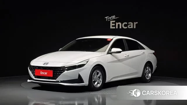 Hyundai Avante (CN7) 2021 Белый из Кореи