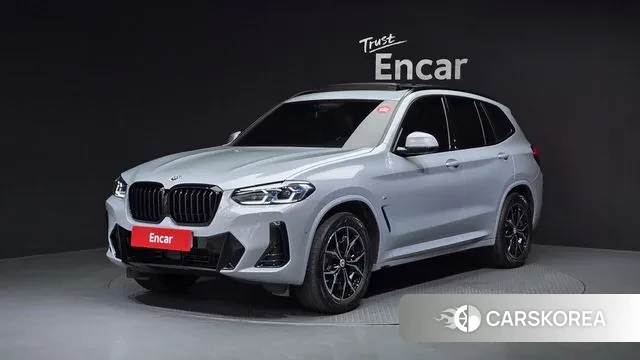 BMW X3 (G01) 2023 Небесно-голубой из Кореи