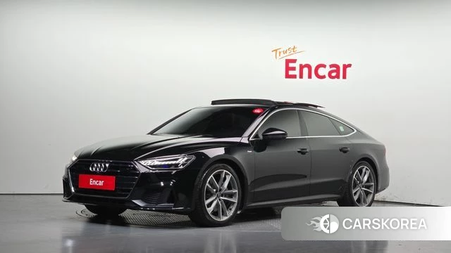 Audi A7 (4K) 2021 Черный из Кореи