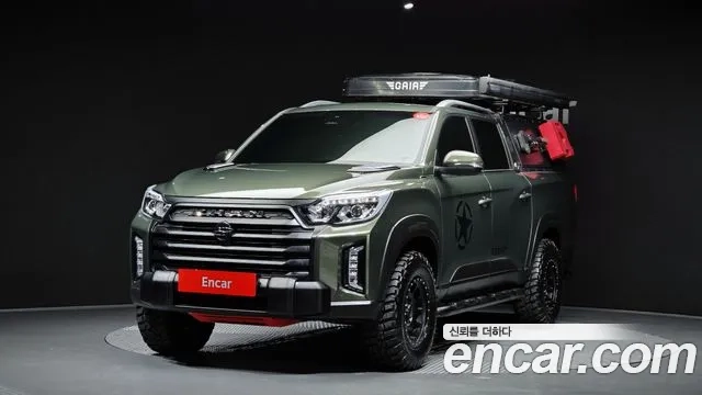 Ssangyong The New Rexton Sports Cannes 2022 Светло-зеленый из Кореи