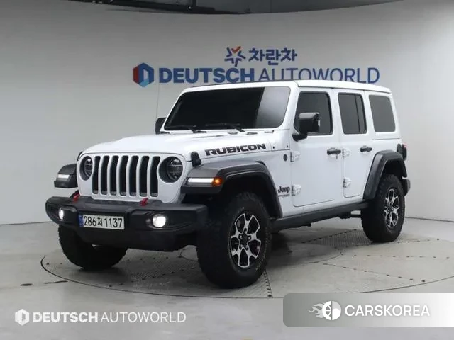 Jeep Wrangler (JL) 2021 Белый из Кореи