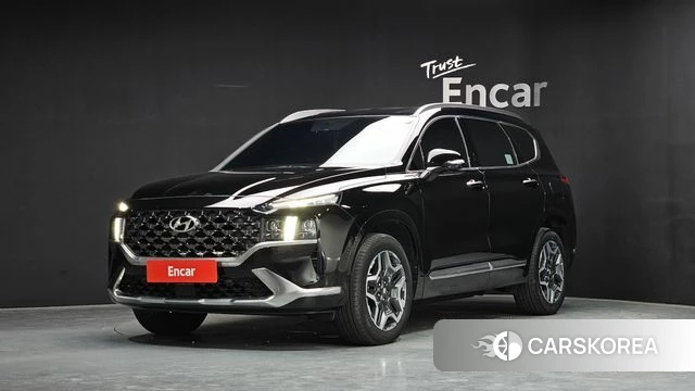 Hyundai The New Santa Fe 2023 Черный из Кореи