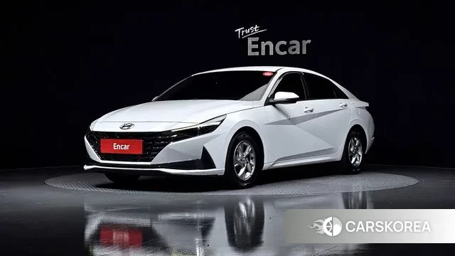 Hyundai Avante (CN7) 2020 Белый из Кореи