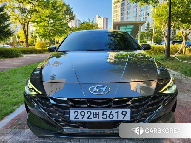Hyundai Avante (CN7) 2023 Серый из Кореи