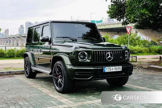 Mercedes-Benz G-Class W463b 2021 Темно-зеленый из Кореи