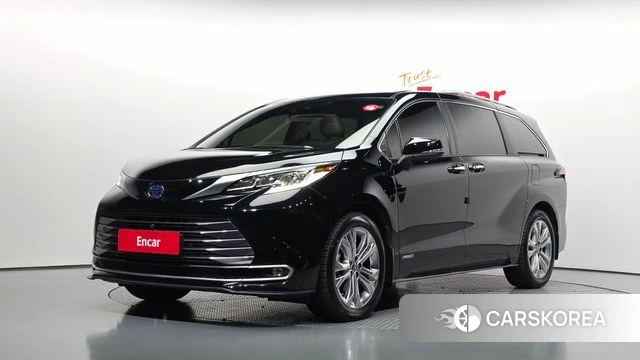 Toyota Sienna 4th Generation 2021 Черный из Кореи