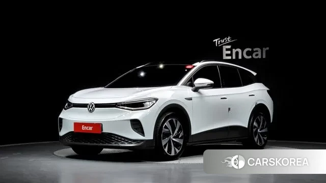 Volkswagen ID.4 2023 Белый из Кореи