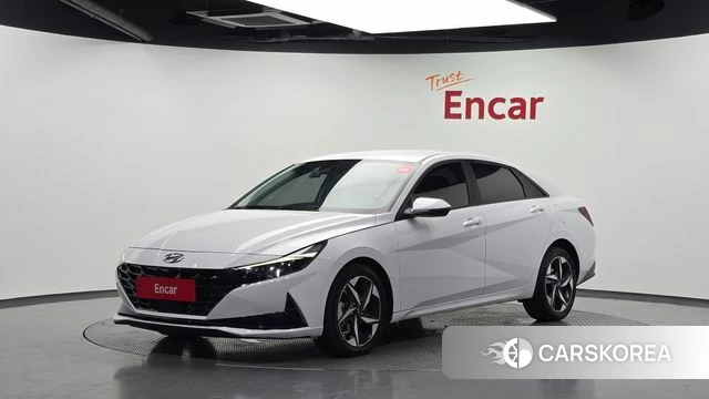 Hyundai Avante (CN7) 2020 Белый из Кореи