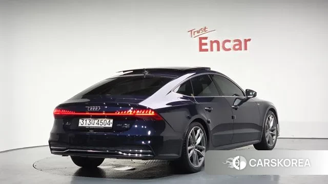 Audi A7 (4K) 2020 Синий из Кореи