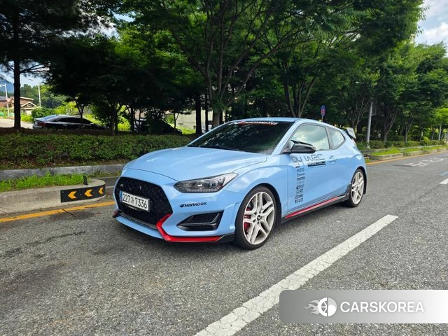 Hyundai Veloster (JS) 2018 Небесно-голубой из Кореи