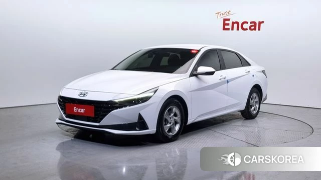 Hyundai Avante (CN7) 2020 Белый из Кореи