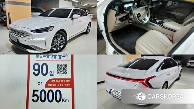 Kia K8 2022 Белый из Кореи