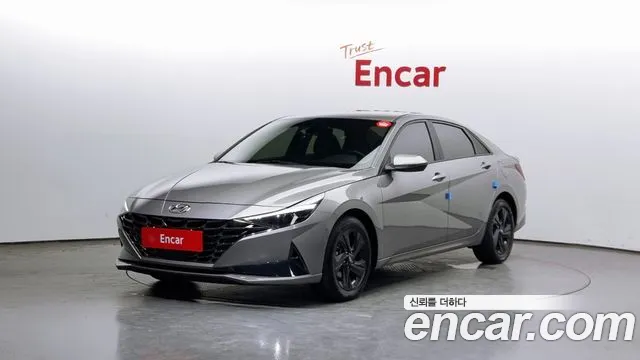 Hyundai Avante Hybrid (CN7) 2020 Черный из Кореи