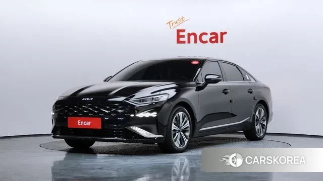 Kia K8 Hybrid 2023 Черный из Кореи