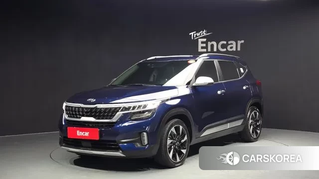 Kia Seltos 2021 Синий из Кореи