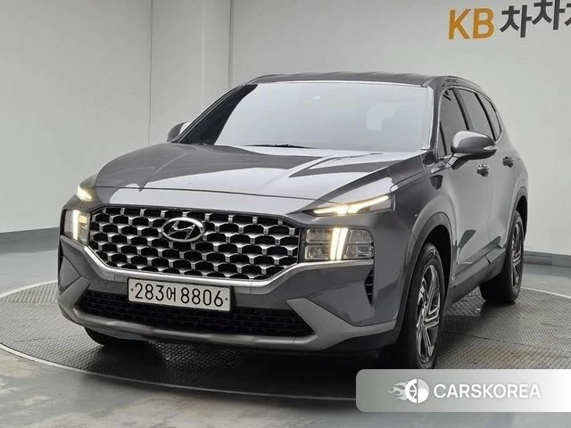 Hyundai The New Santa Fe 2022 Серый из Кореи