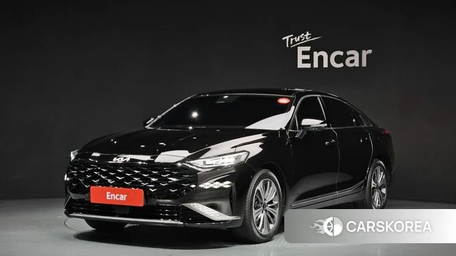 Kia K8 Hybrid 2023 Черный из Кореи