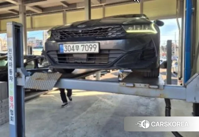 Kia K5 3rd generation 2021 Серый из Кореи