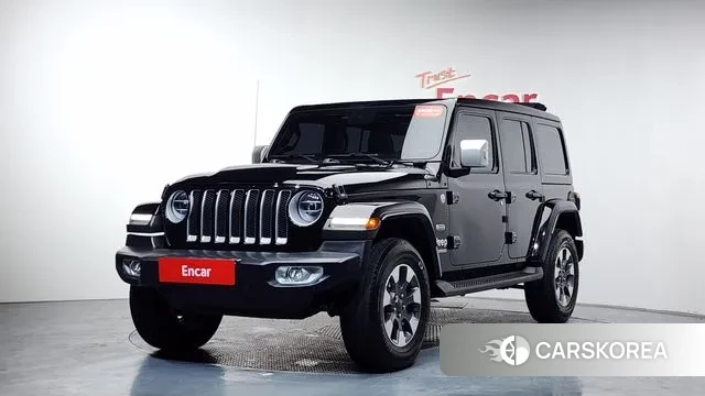 Jeep Wrangler (JL) 2022 Черный из Кореи