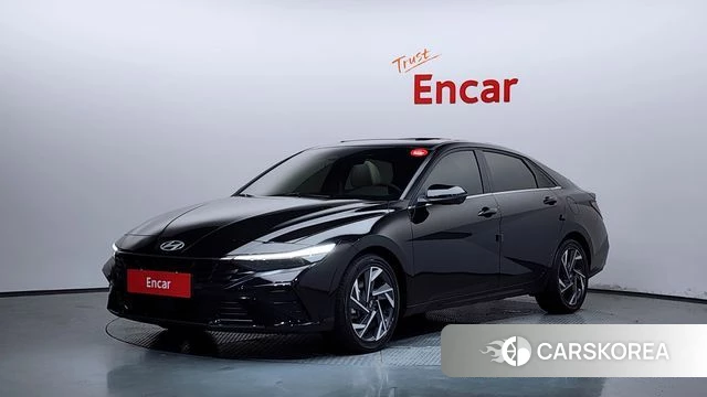 Hyundai The New Avante Hybrid (CN7) 2024 Черный из Кореи