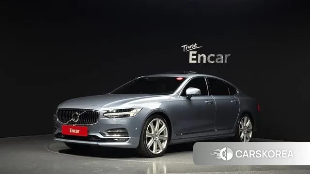 Volvo S90 2019 Серебристо-серый из Кореи