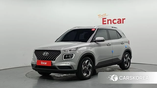 Hyundai Venue 2021 Серебристо-серый из Кореи