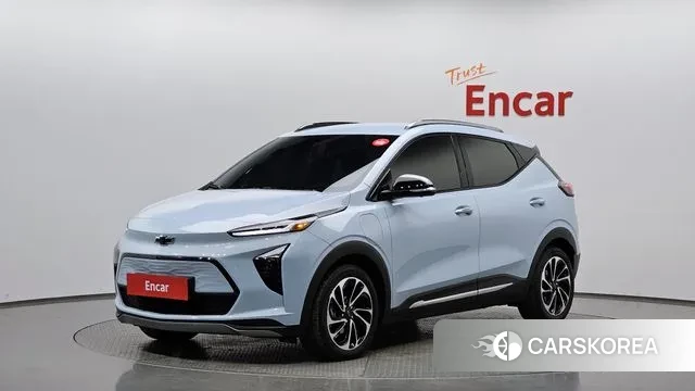 Chevrolet (GM Daewoo) Bolt EUV 2023 Небесно-голубой из Кореи