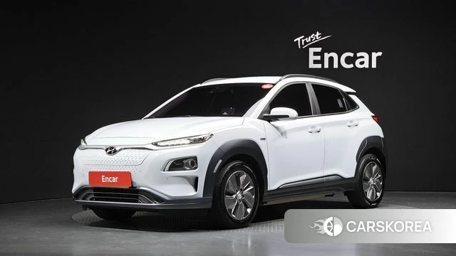 Hyundai Kona Electric 2018 Белый из Кореи