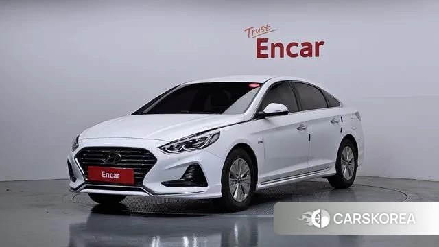 Hyundai Sonata New Rise Hybrid 2018 Белый из Кореи