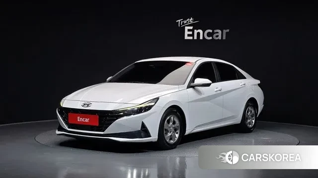 Hyundai Avante (CN7) 2020 Белый из Кореи