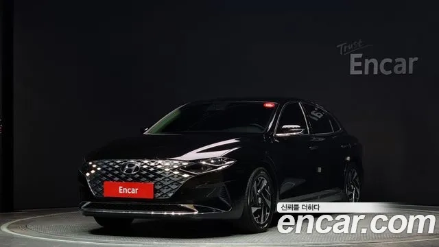 Hyundai The New Grandeur IG Hybrid 2021 Черный из Кореи