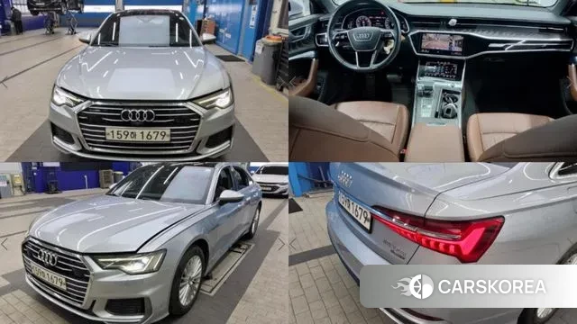 Audi A6 (C8) 2019 Серебряный из Кореи