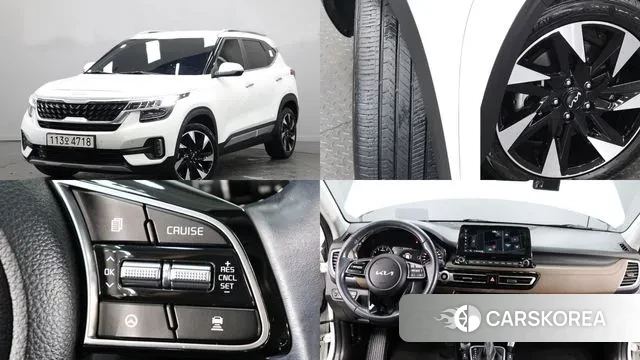 Kia Seltos 2021 Белый из Кореи