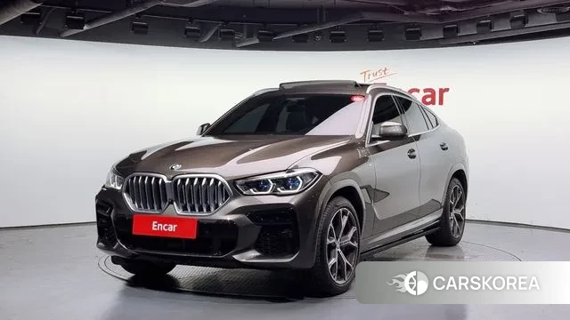 BMW X6 (G06) 2022 Песочный из Кореи