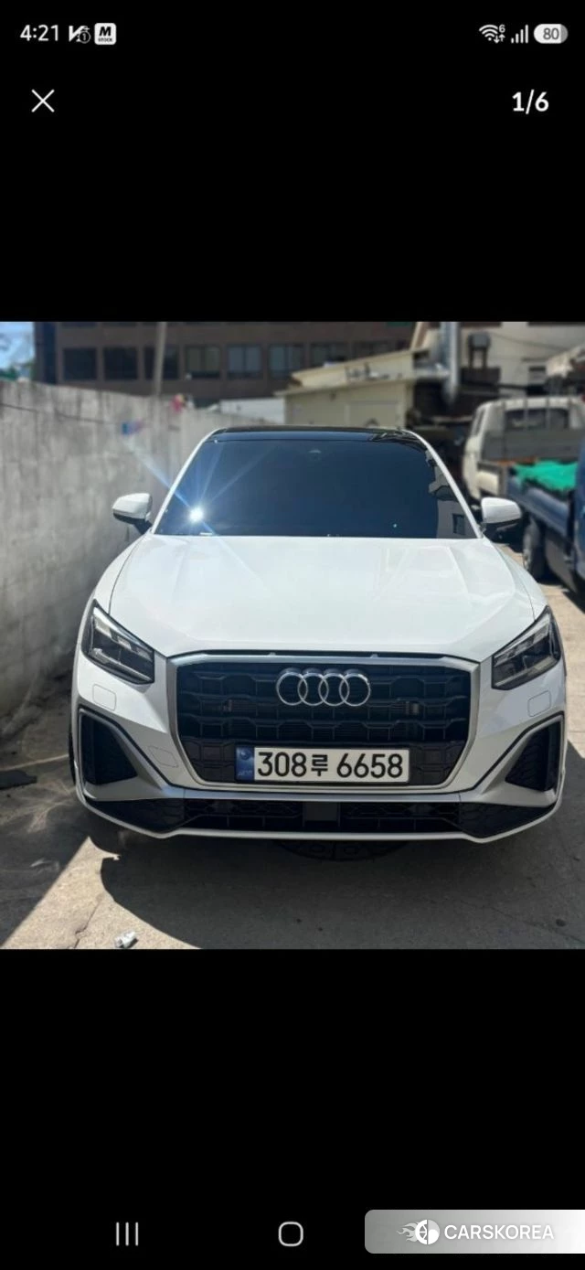 Audi Q2 2023 Белый из Кореи