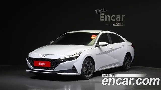 Hyundai Avante (CN7) 2020 Белый из Кореи