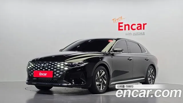 Hyundai The New Grandeur IG Hybrid 2020 Черный из Кореи