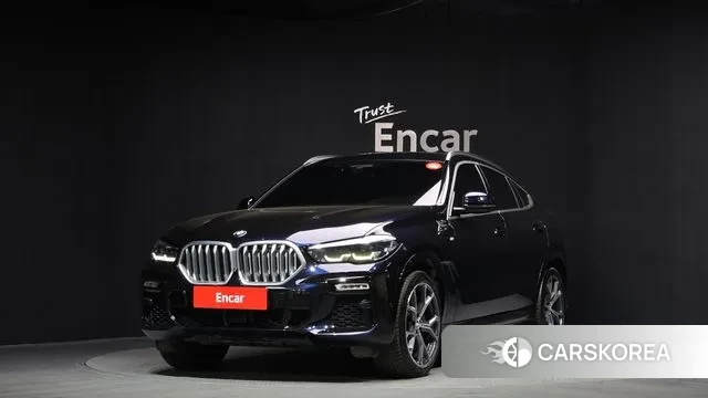 BMW X6 (G06) 2021 Черный из Кореи