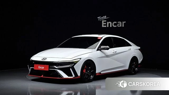 Hyundai The New Avante (CN7) 2023 Белый из Кореи