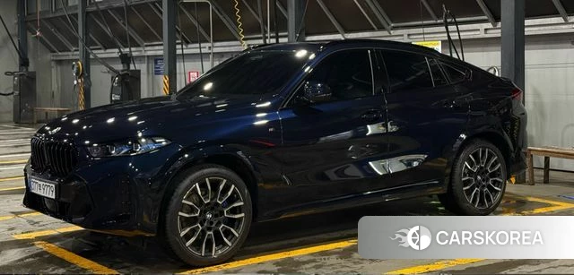 BMW X6 (G06) 2025 Черный из Кореи