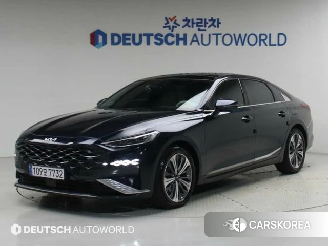 Kia K8 Hybrid 2021 Синий из Кореи