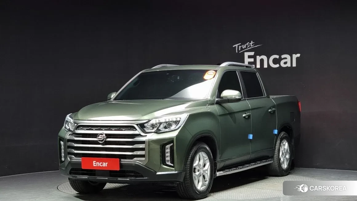 Ssangyong The New Rexton Sport 2022 Темно-зеленый из Кореи