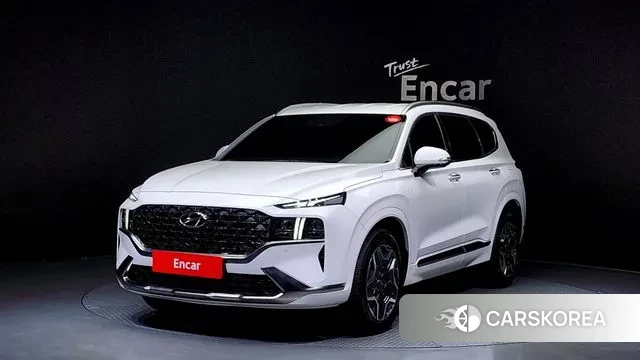 Hyundai The New Santa Fe 2023 Белый из Кореи