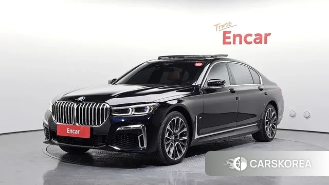 BMW 7 Series (G11) 2021 Синий из Кореи